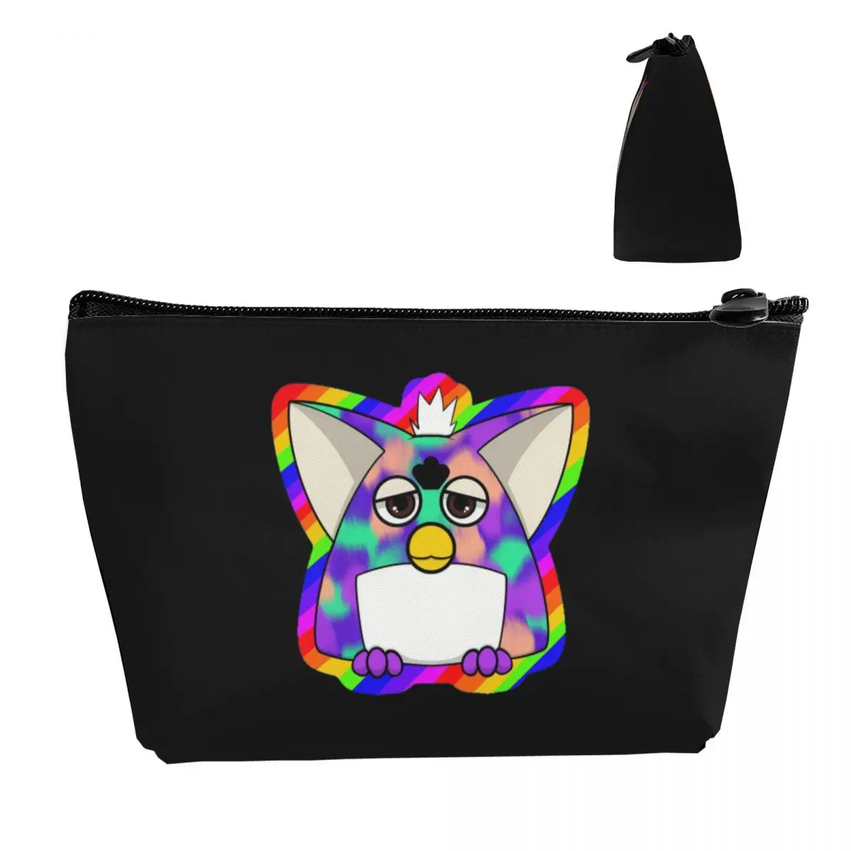 

Gay Tye Dye Furby Relaxed Fit Дорожная косметичка Косметичка Сумка для губной помады Косметичка Портативный органайзер для женщин Женский подарок