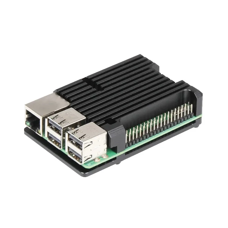 Raspberry Pi 4B Aluminum Alloy Case Assembled Heat Dissipation Shell MOQ 2 Pieces