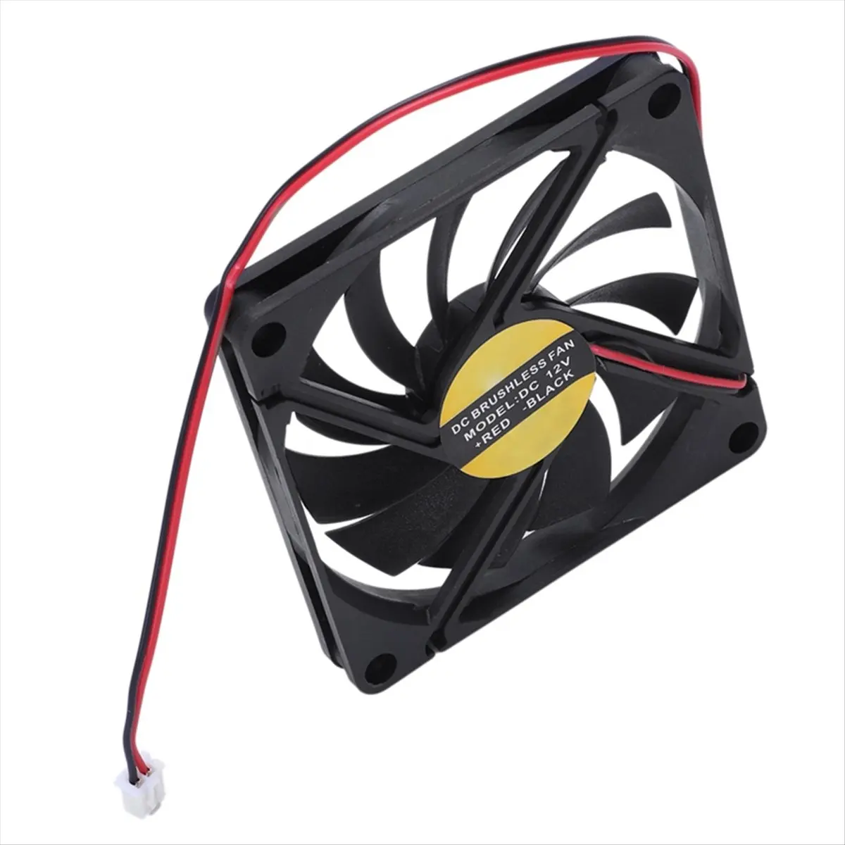 High-quality PC accessories in Stock 80mm 2 Pin Connector Cooling Fan Low Pressure for PC Computer Case