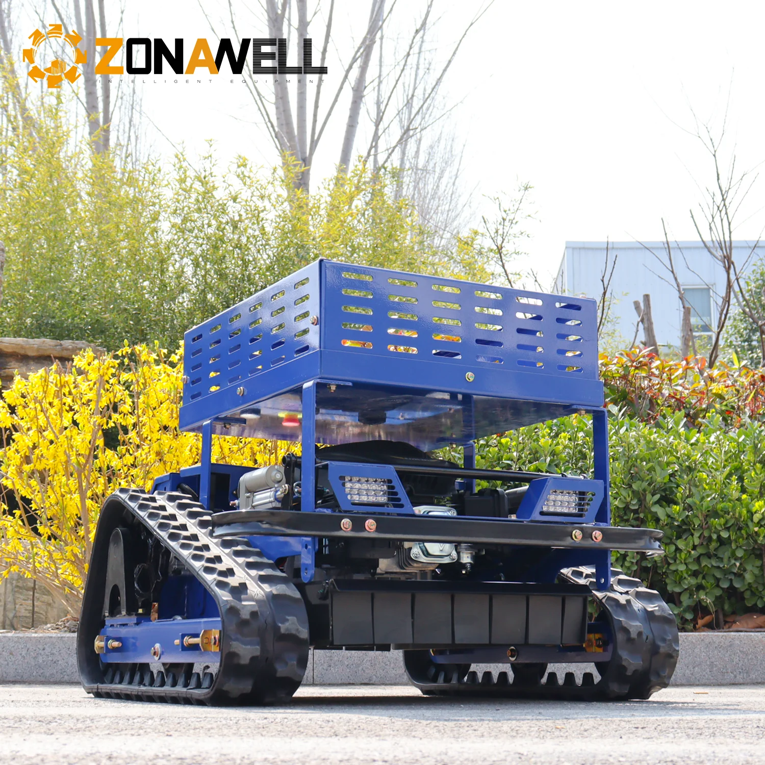 

500mm Lawn Mower with Welded Storage Rack, 9.5HP Powerful Engine, 2-in-1 Multifunctional Tool for Garden Use