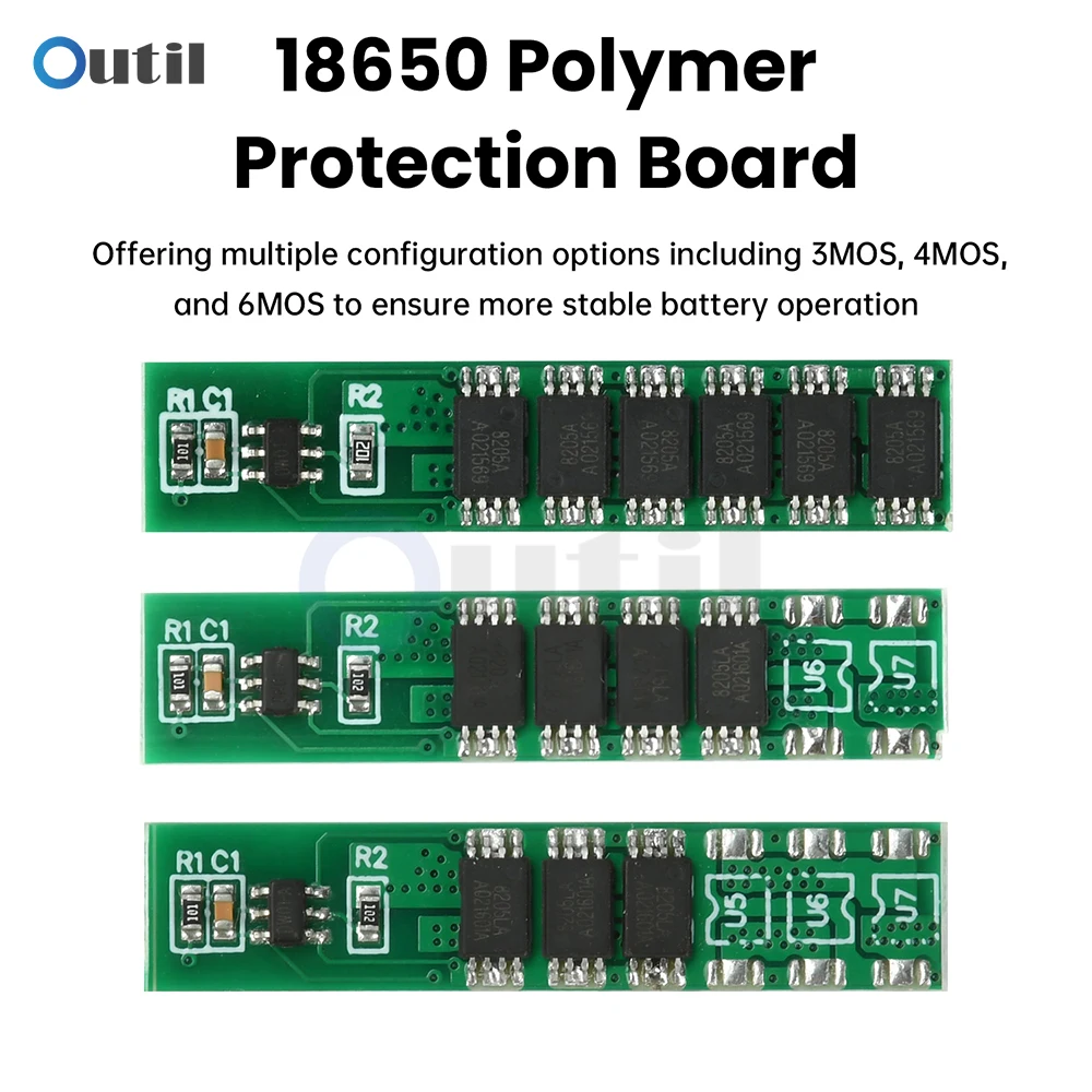 1S 7.5A 12A 15A 3.7V ليثيوم أيون 3 4 6MOS BMS PCM لوح حماية البطارية PCM لبطارية ليثيوم الأسد 18650
