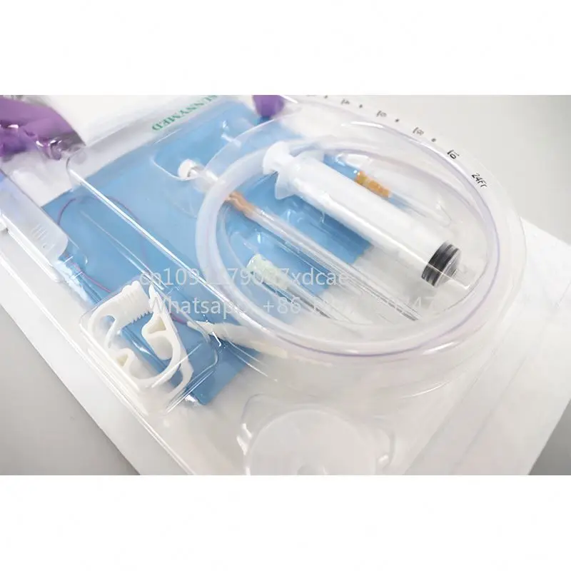 2026 NEW SY-L147 Gastrostomy PEG Feeding Tube Kit . Clinic Surgical Consumables Percutaneous Endoscopic