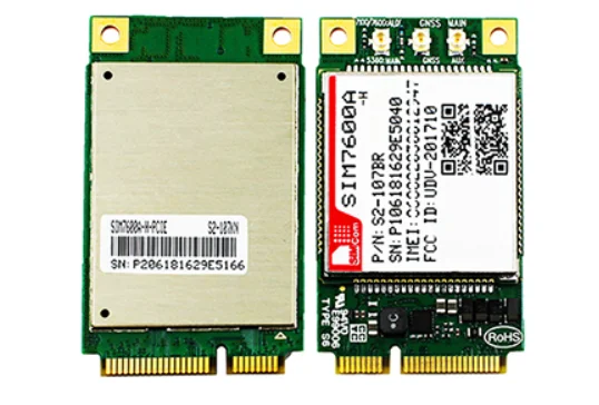 

SIMCOM SIM7600A-H MINI PCIE LTE Cat-4 Module for North America LTE-FDD B2/B4/B12 UMTS/HSPA+ B2/B5 compatible with HSPA+ SIM5360