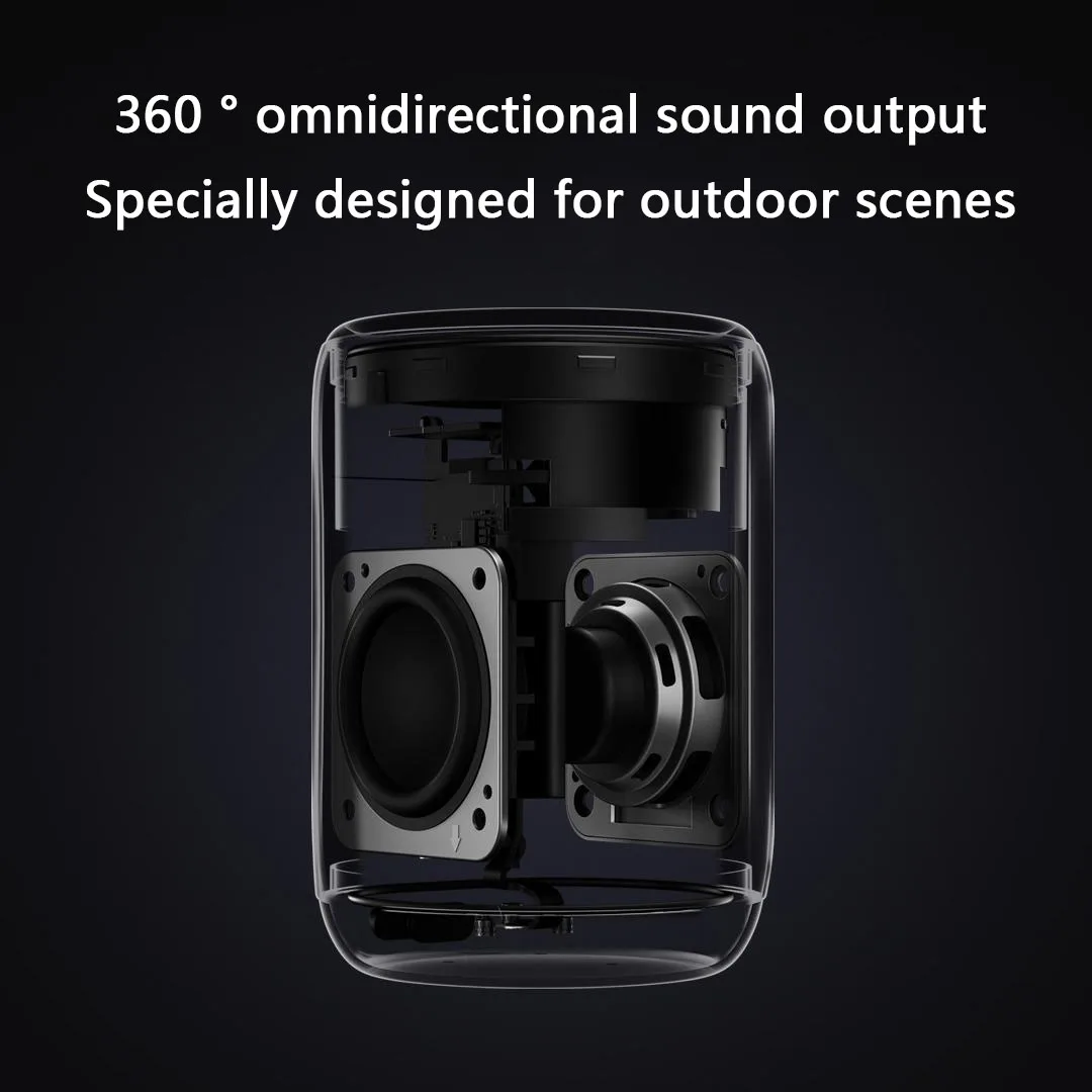 الأصلي Xiaomi سمّاعات بلوتوث Mini BT5.3 RGB Light IP67 360 ° صوت محمول خارجي متعدد الاتجاهات مع تطبيق Mi Home #6