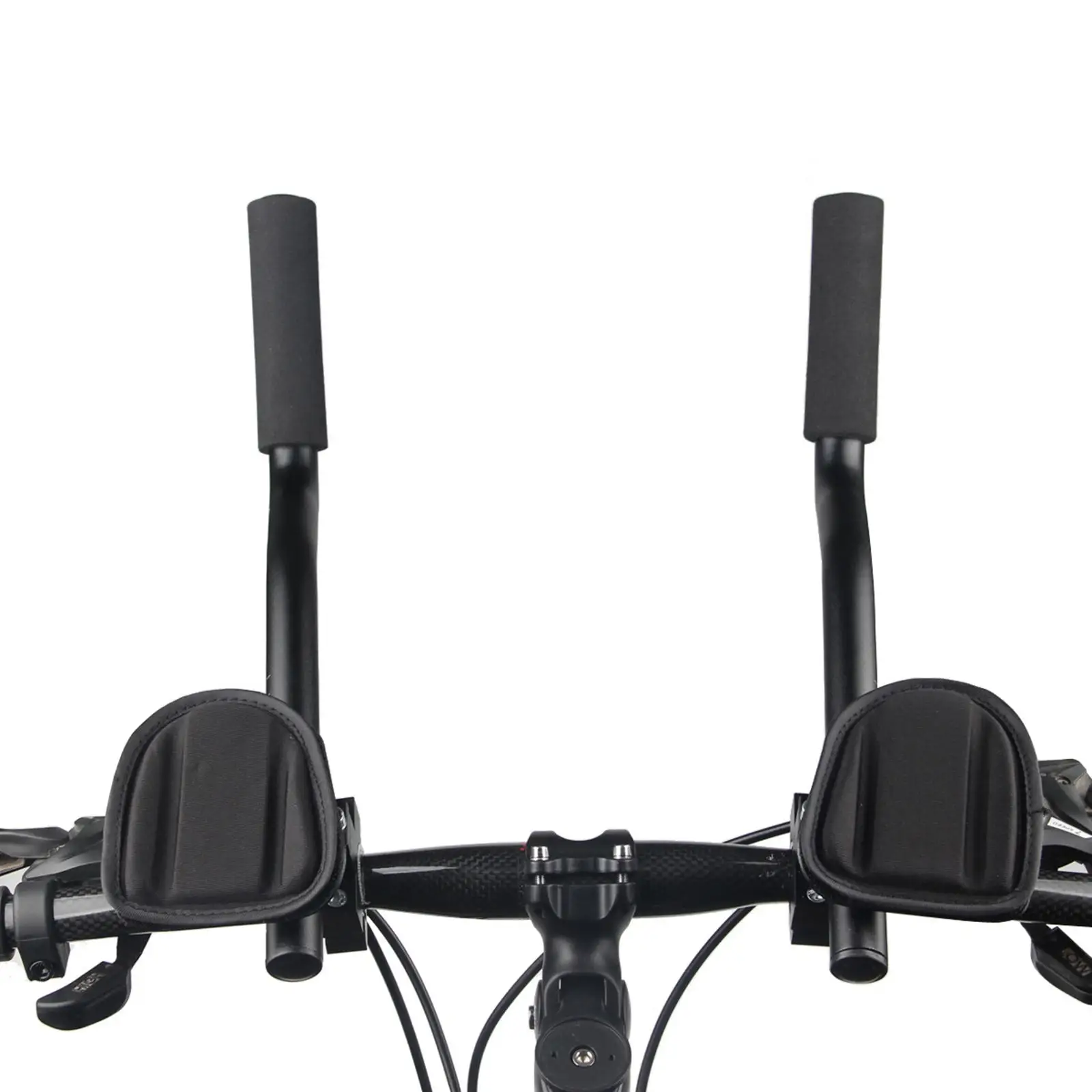 

Ergonomic Bicycle Aero Bar Armrest Extension Handlebar Component Detachable Adjustable for Cycling Road Bike Triathlon Use
