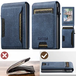 Push-out Card High quality PU leather Card Holder Wallet Holder Large Capacity Can Hold 1-12 Cards 1 Photo Black/Brown/Blue
