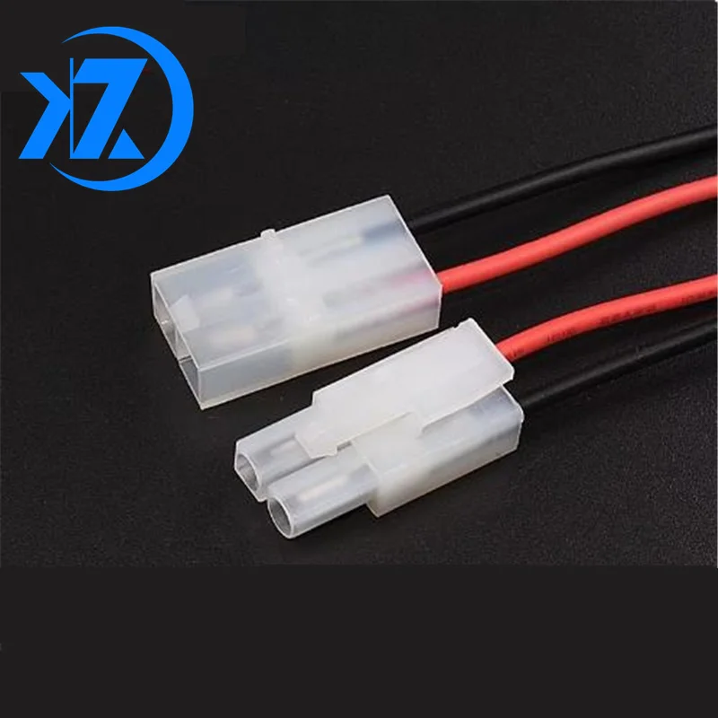 5PCS L6.2-2p 2Pin Spacing Between Male And Female Aerial Pair 6.2mm Terminal Power Cable Length 20CM Single Head