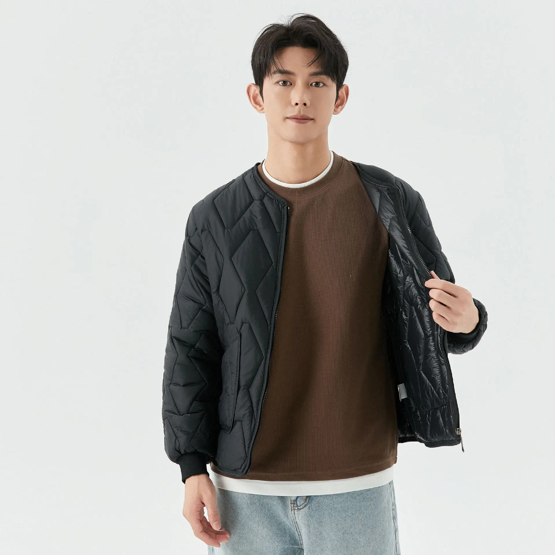 

Winter Hot Selling Men's Winter Thick Velvet Warm Cotton Jacket Men's Loose Cotton Jacket Men's Warm Windproof Jacket
