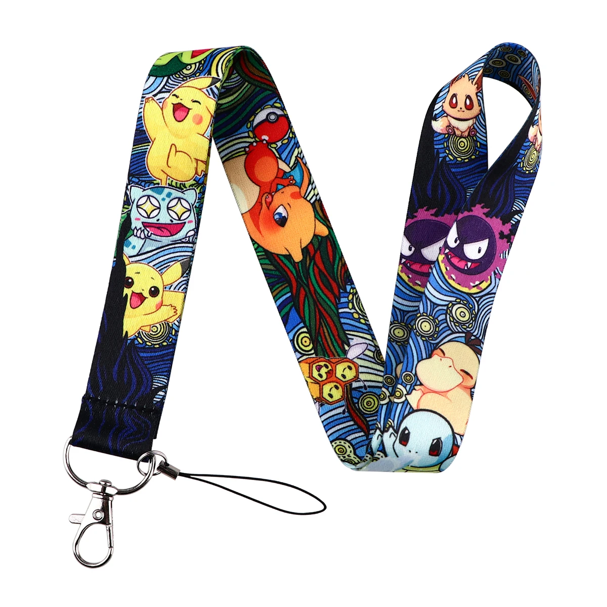 Anime Partner Lanyard For Keychain ID Card Cover Passport Student USB Badge Holder Cool Neck Straps Accessories Friends Gifts