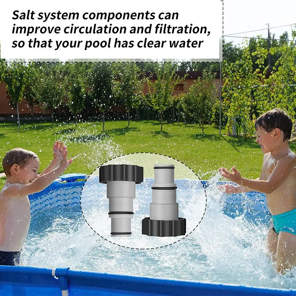Hose Adapter with Collar for Intex Threaded Connection Pumps Swimming Pool Parts
