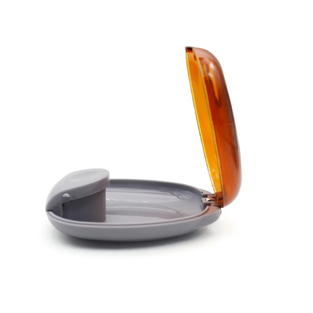 

Denture Storage Box Transparent Plastic Case For False Teeth Travel Compact Denture False Teeth Storage Container