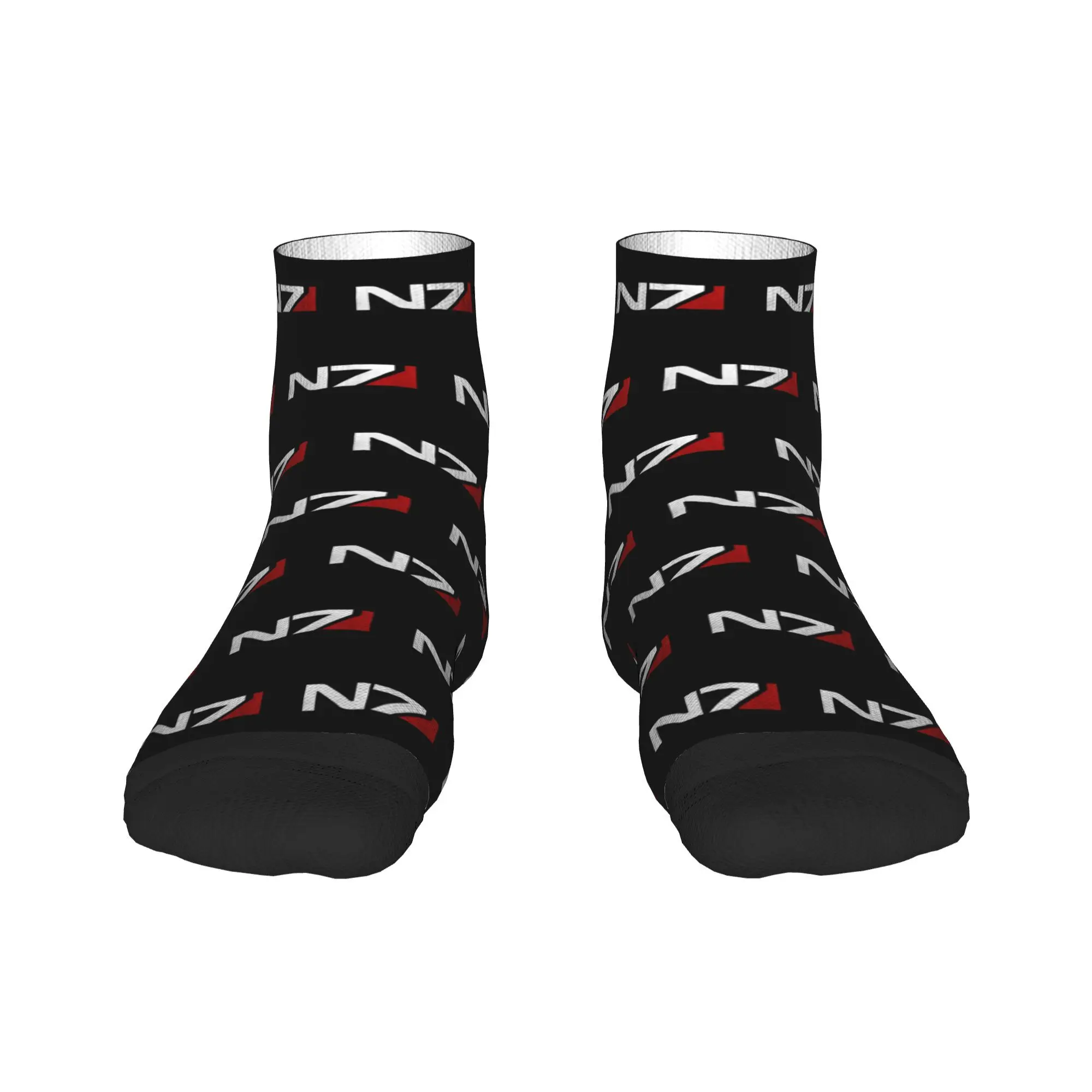 

Носки Mass Effect N7 Harajuku, высококачественные чулки, всесезонные носки, аксессуары для подарков унисекс