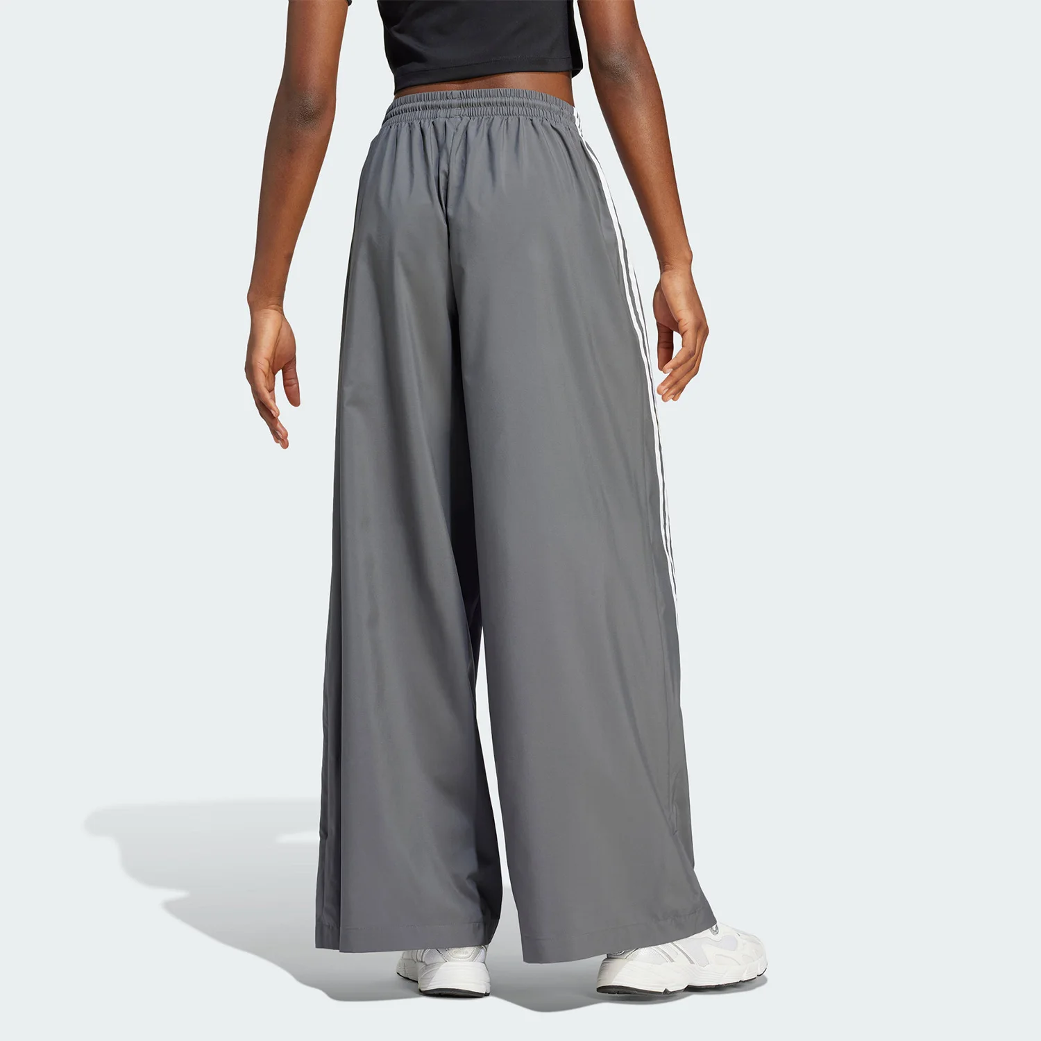 Adidas genuine clover women's fashionable loose and wide leg casual pants IV9317