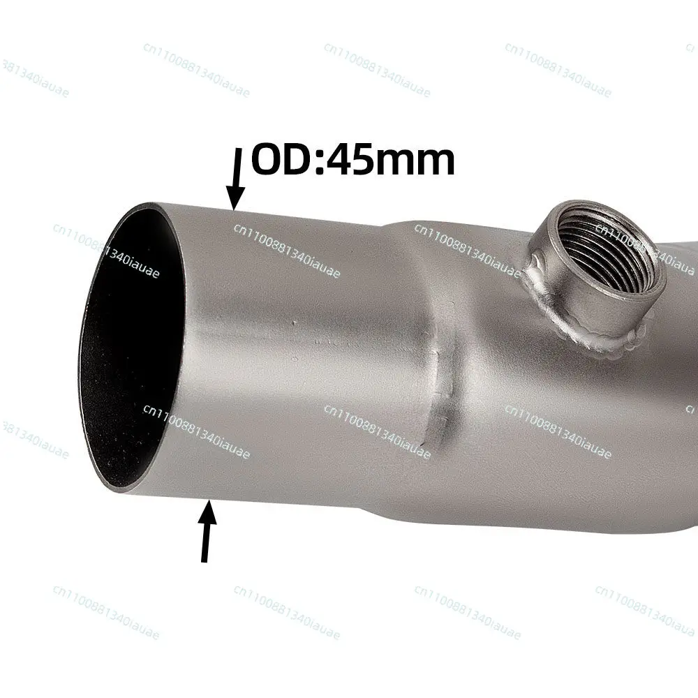 Motorcycle Modified Exhaust, Modified Front Section