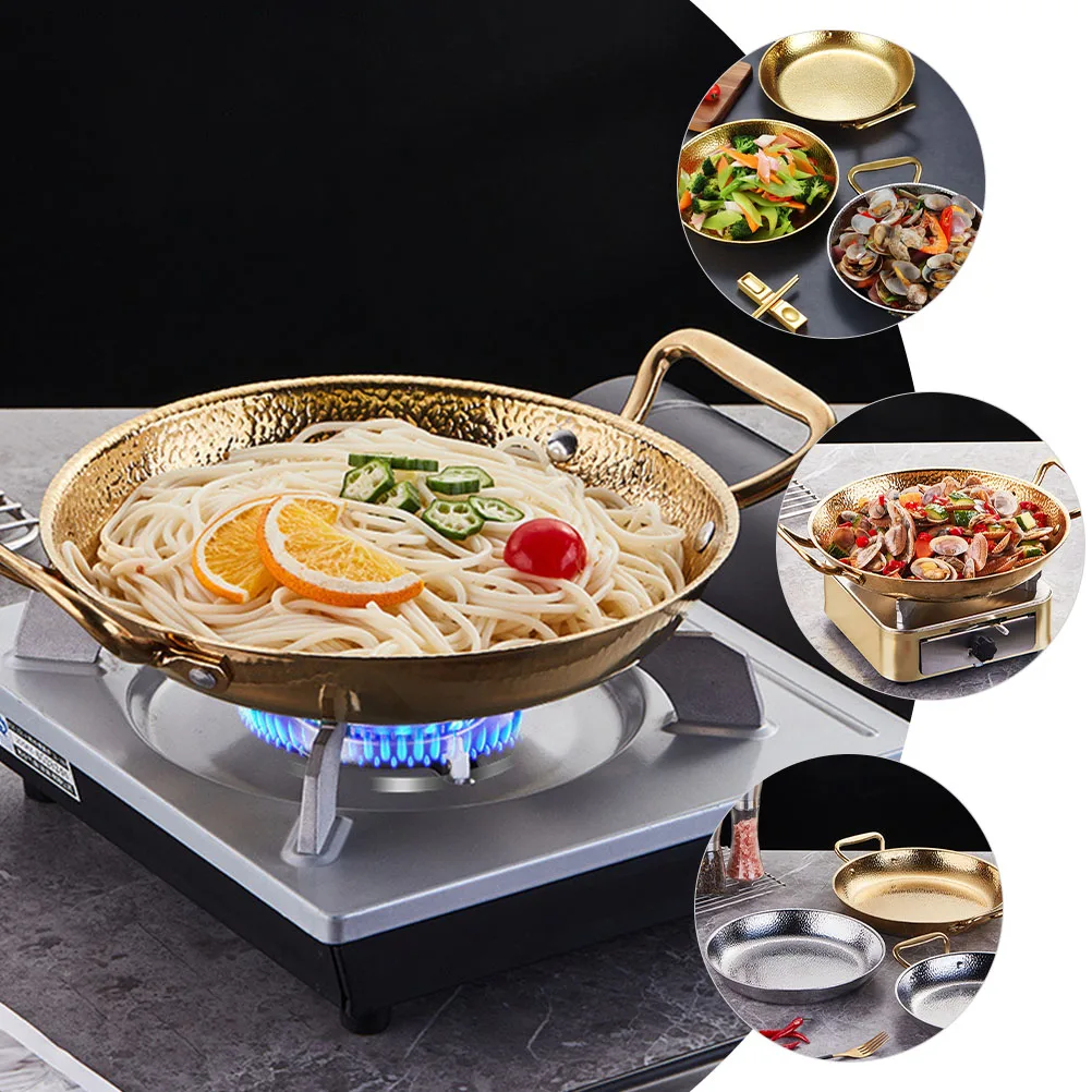 

Stainless Steel Sukiyaki Plate Premium Food Serving Tray For Home Restaurant Dessert Snack Multifunctional Steel Dinner Plate