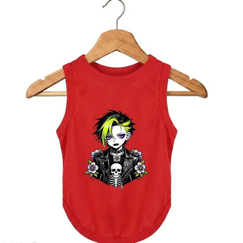 

Dog Anime Vest, Summer Breathable, Trendy Pet Outfit