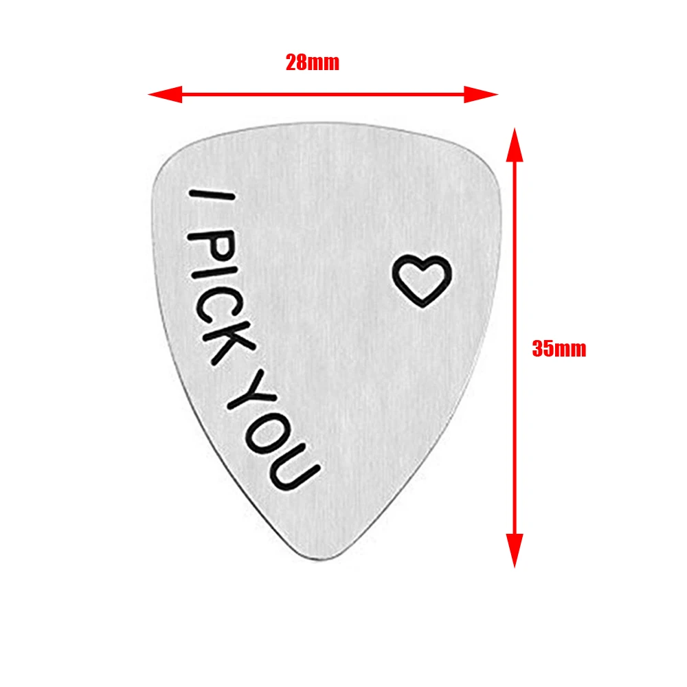 Guitar Pick Electric Bass Moderator Original Sound Guitar Picks Stainless Steel Thickness Music Instruments Accessories