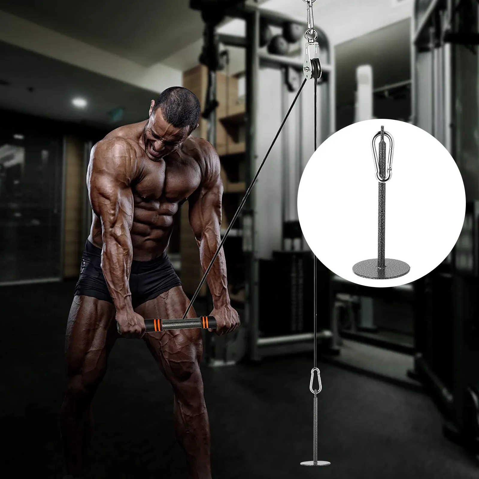 1 Peça Suporte de Peso para Barra de Halteres em Aço de Alta Qualidade para Treino de Braço, Punho e Abdômen, Suprimentos de Fitness para Academia Doméstica, Bandeja de Carga