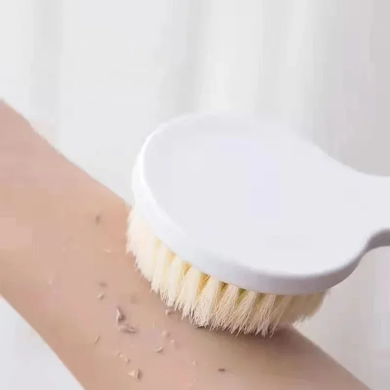

1 Pack Long Handle Shower Brush Unisex Senior Single Side Back Brush Bath Brush Exfoliating Suitable For Wet And Dry 목욕솔