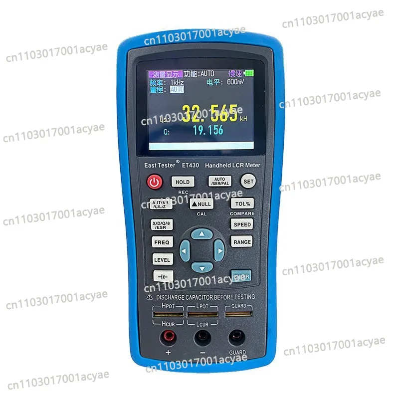 High-precision capacitor, inductive, and resistance testers, handheld digital bridge LCR meters, ET432, ET433