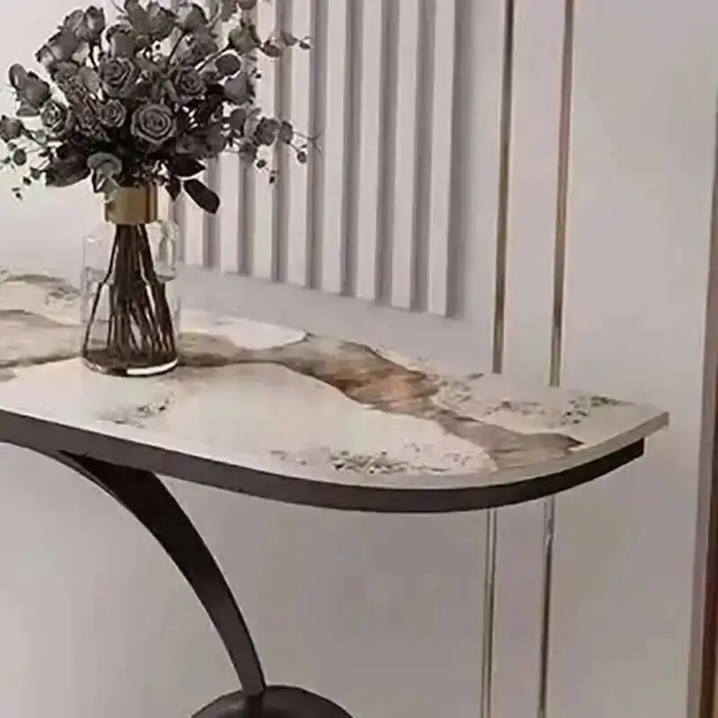 

Glamour Beauty Corner Table Trendy Elegant Delicacy Luxury Entryways Table Modern Simple Tavolo Salotto Hallway Table Furniture