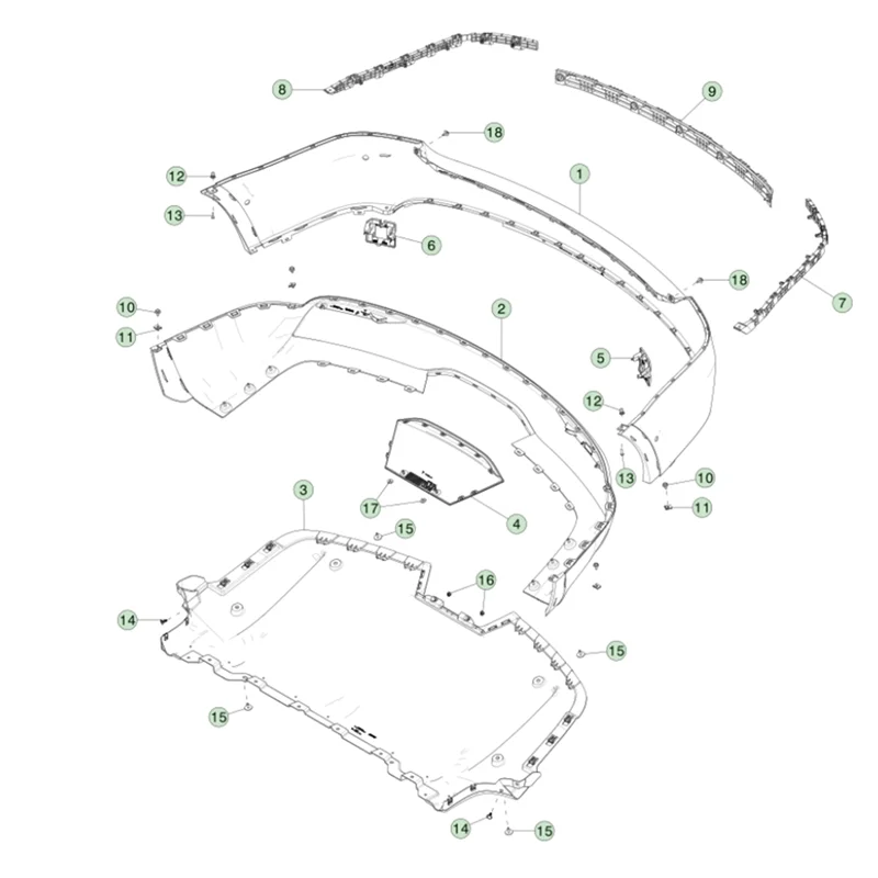 

1609584-00-A For Tesla Model X 2021-2023 Tow Hitch Cover Car Rear Trailer Cover Plate 160958400A