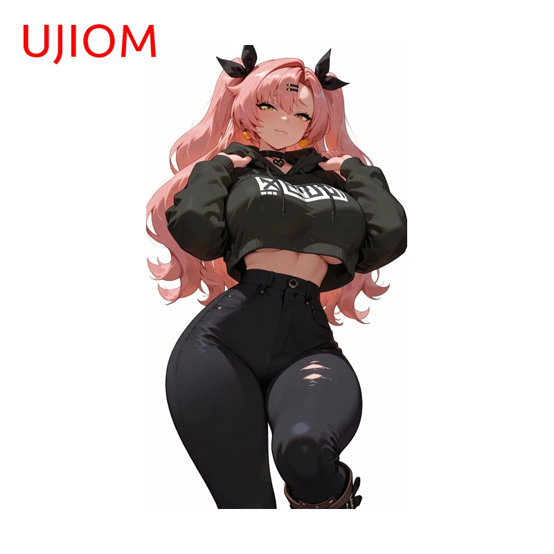 UJIOM Nicole Demara Verführerischer Wandaufkleber Zenless Zone Zero Cartoon-Vinyl-Aufkleber zur Dekoration von Chambre Personality Wallpapers