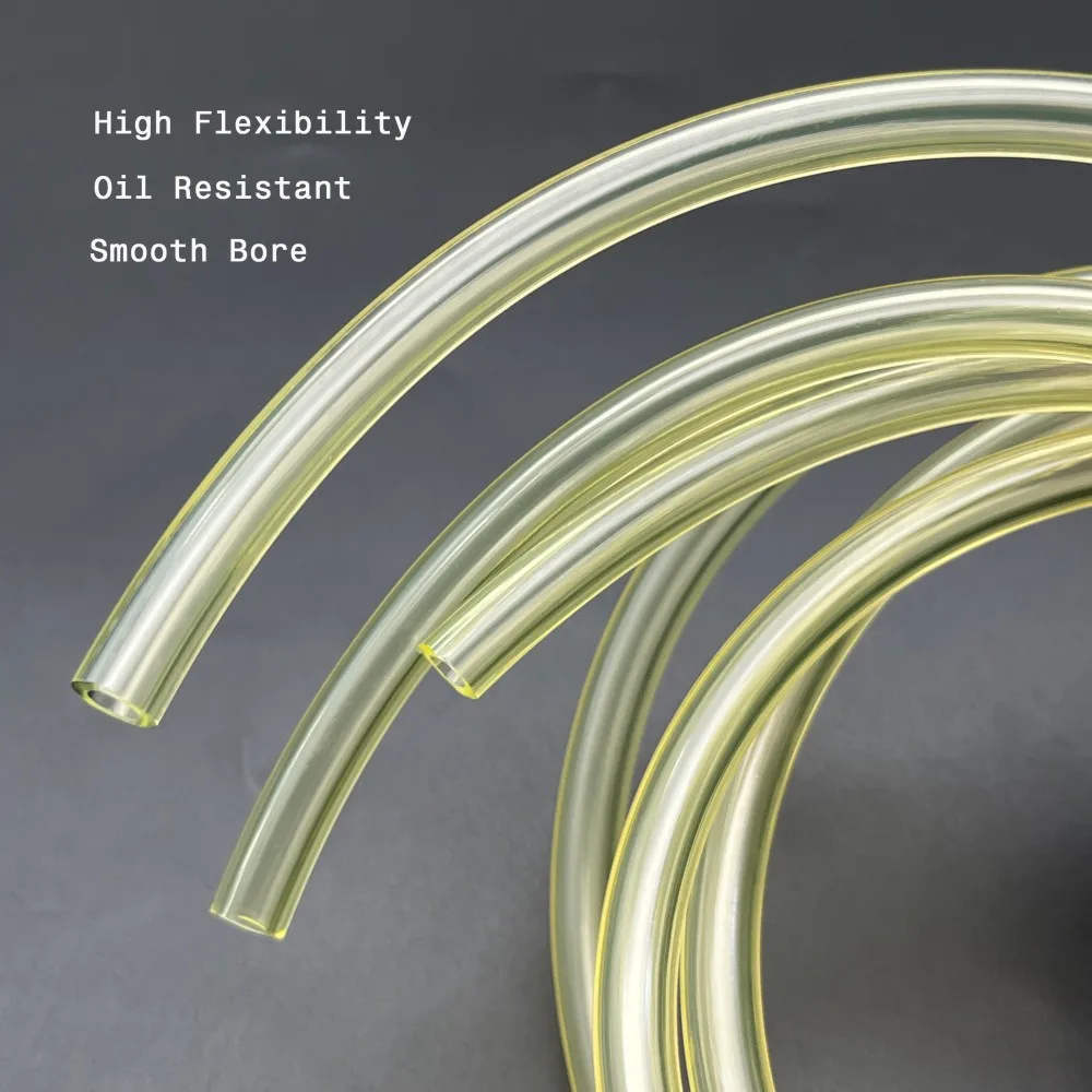 TPU Oil Resistant Tube Fuel Gas Hose ID 3/4/5/6/8/10/12/14/16mm TPU Petrol Pipe for Motorcycle Car Oil Resistant Flexible Tube