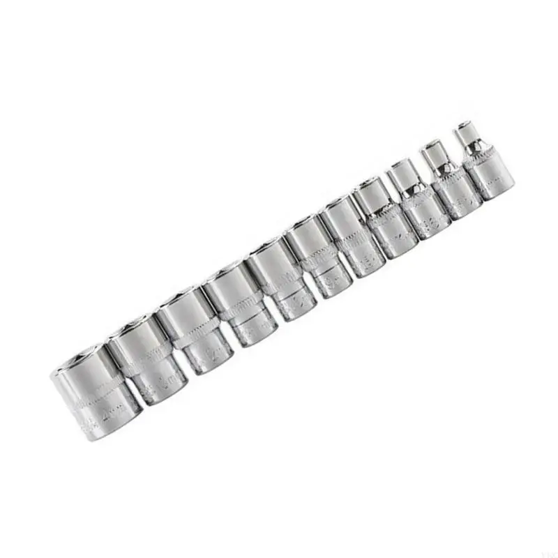 11Pcs Inner Hexagonal Socket Set Deep Socket 4-14mm Professional Steel Socket Y4QC