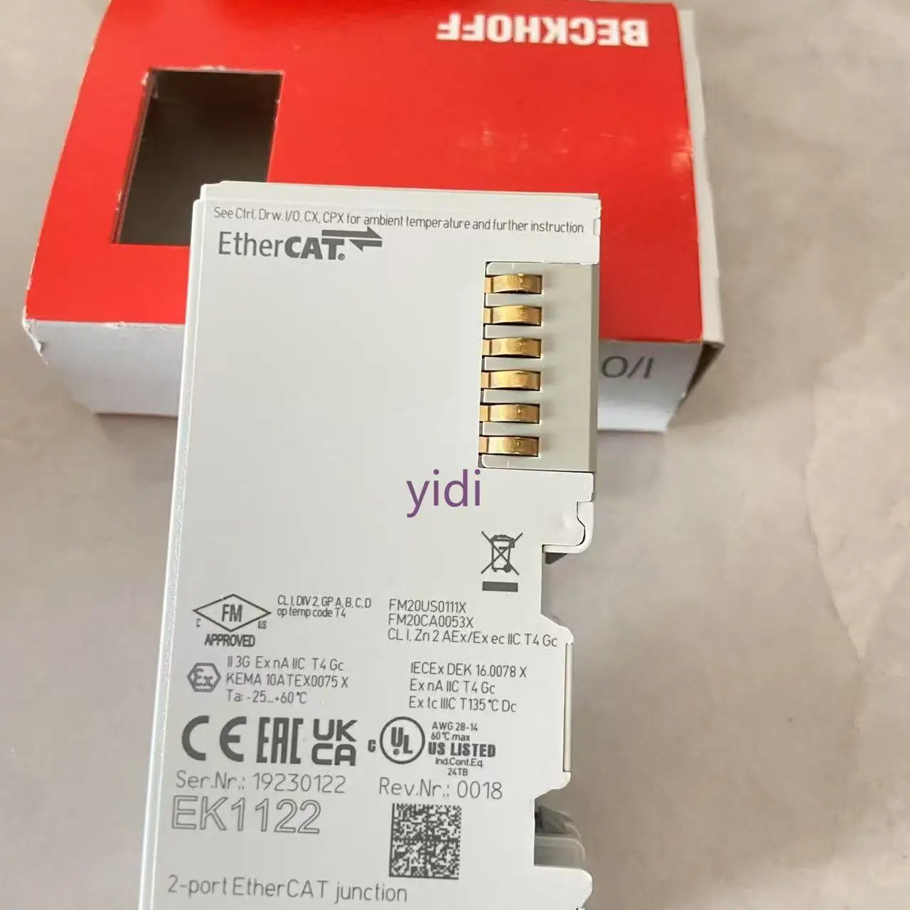 1PCS New Original BECKHOFF Modules  BK9000 BK9100 EK1101   EK1122  EK1110 BK3120