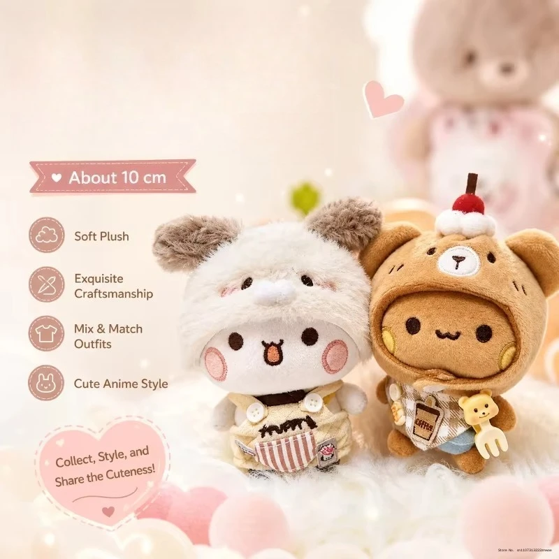 Nuevo Peluche  Panda Bubu y Yier, Juguete  Anime Suave, Oso  Peluche Kawaii, Colgante para Llaves  Coche, Decoración, Re