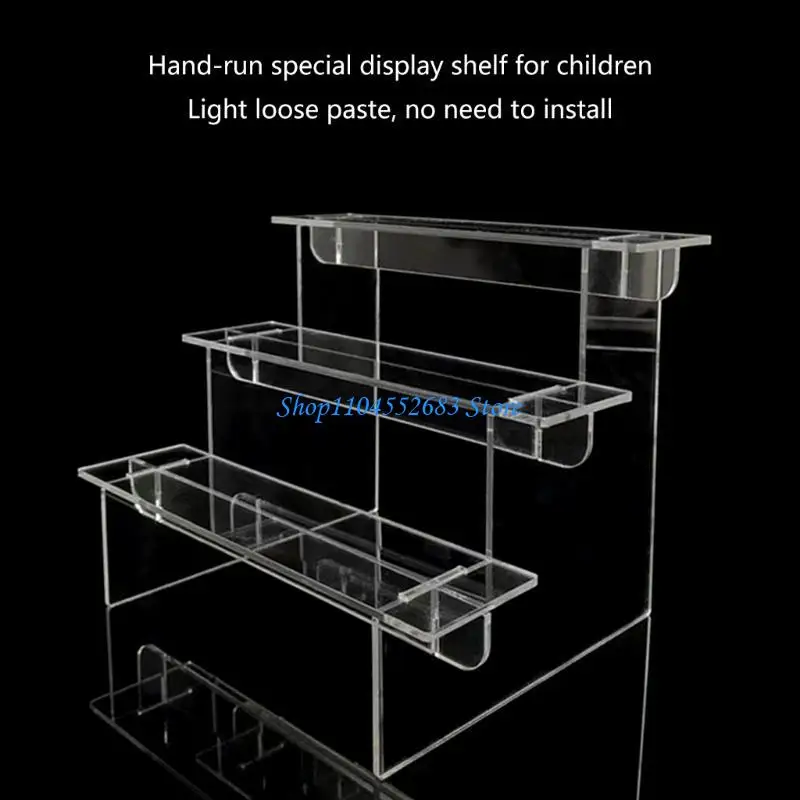 

Y6GD Acrylic Display Stand Clear Display Shelf 1-5 Tiers for Desserts and Figurines Display with Clear Visibility