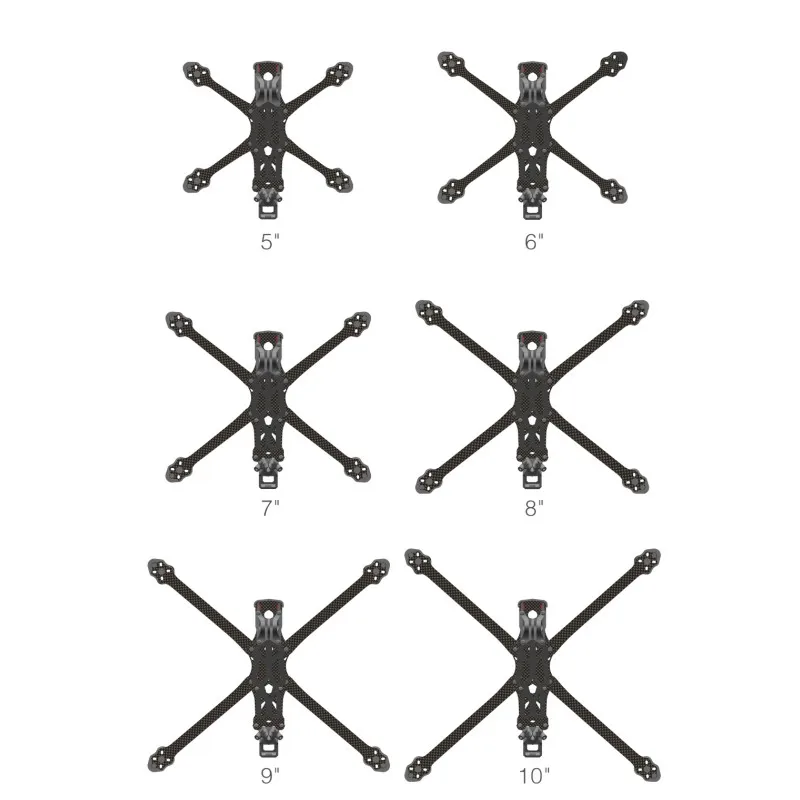 ShenStar-Quadro de avião FPV de fibra de carbono para CADDX Vista Polar Nebula Pro, unidade aérea DJI O3, APEX EVO, 5 ', 6', 7 ', 8', 9 ', 10'