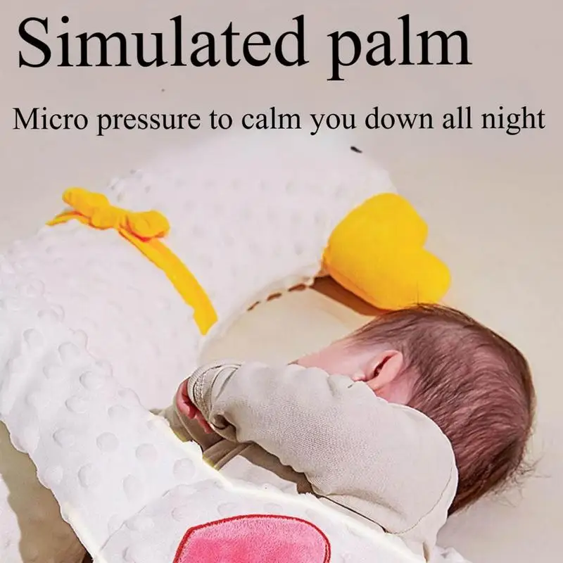 

Baby Sleeping Patting Pillow with Soothing Palm Electric Baby Hand Pillow Soothing Doll Palm Patting Aid Companion for Toddler