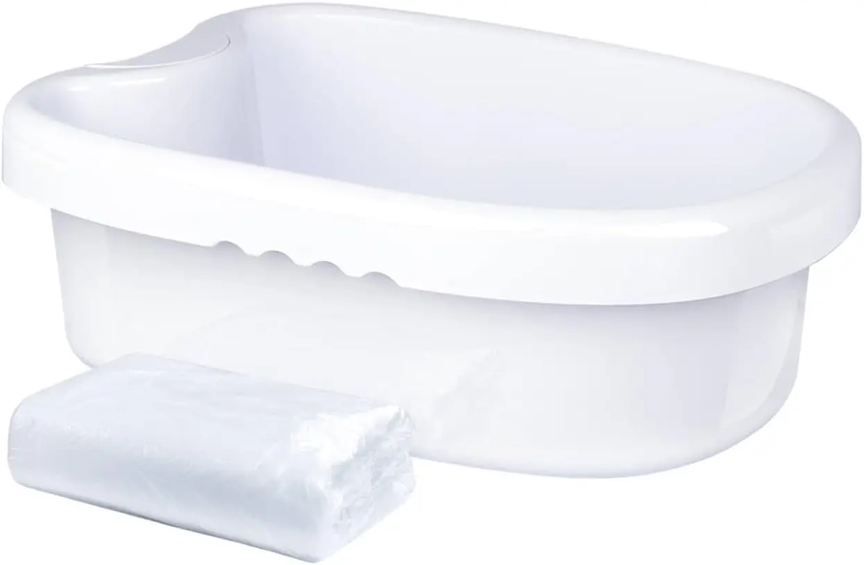 Foot Bath Spa Water Spa and Foot Massage Tube for Foot Bath, Soak, or Detox with 100 Liners