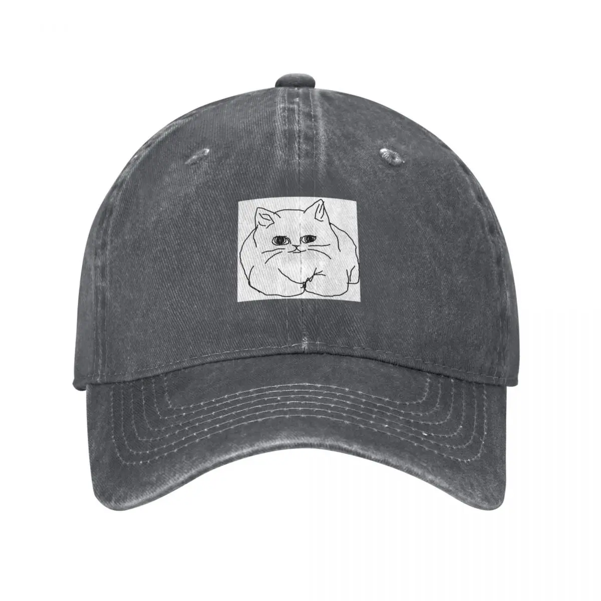 cat stare Baseball Cap western Hat Beach Outing Big Size Hat hiking hat Women's Golf Wear Men's