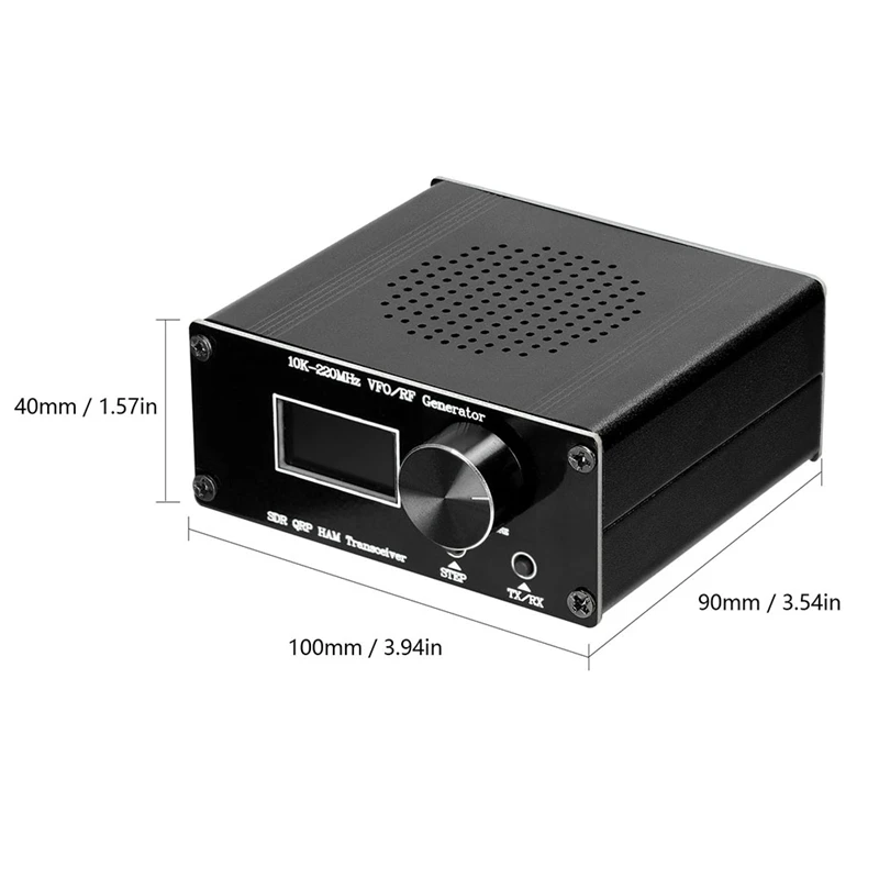 20k-220MHz Super hetero dyne Empfänger SDR Ham QRP Transceiver HF-Generator Radio Debugger für Homebrew QRP Transceiver