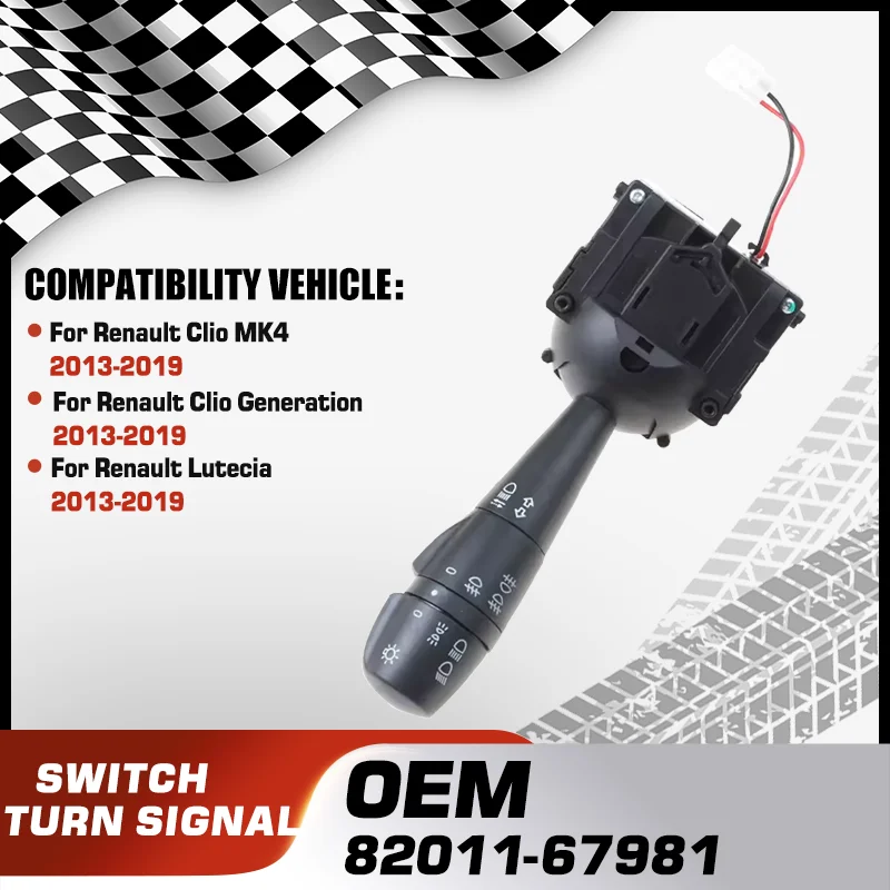 

Car Headlight Turn Signal Switch For Renault Clio MK4 Renault Clio Generation Renault Lutecia 2013 2014 2015 2016 2017 2018 2019