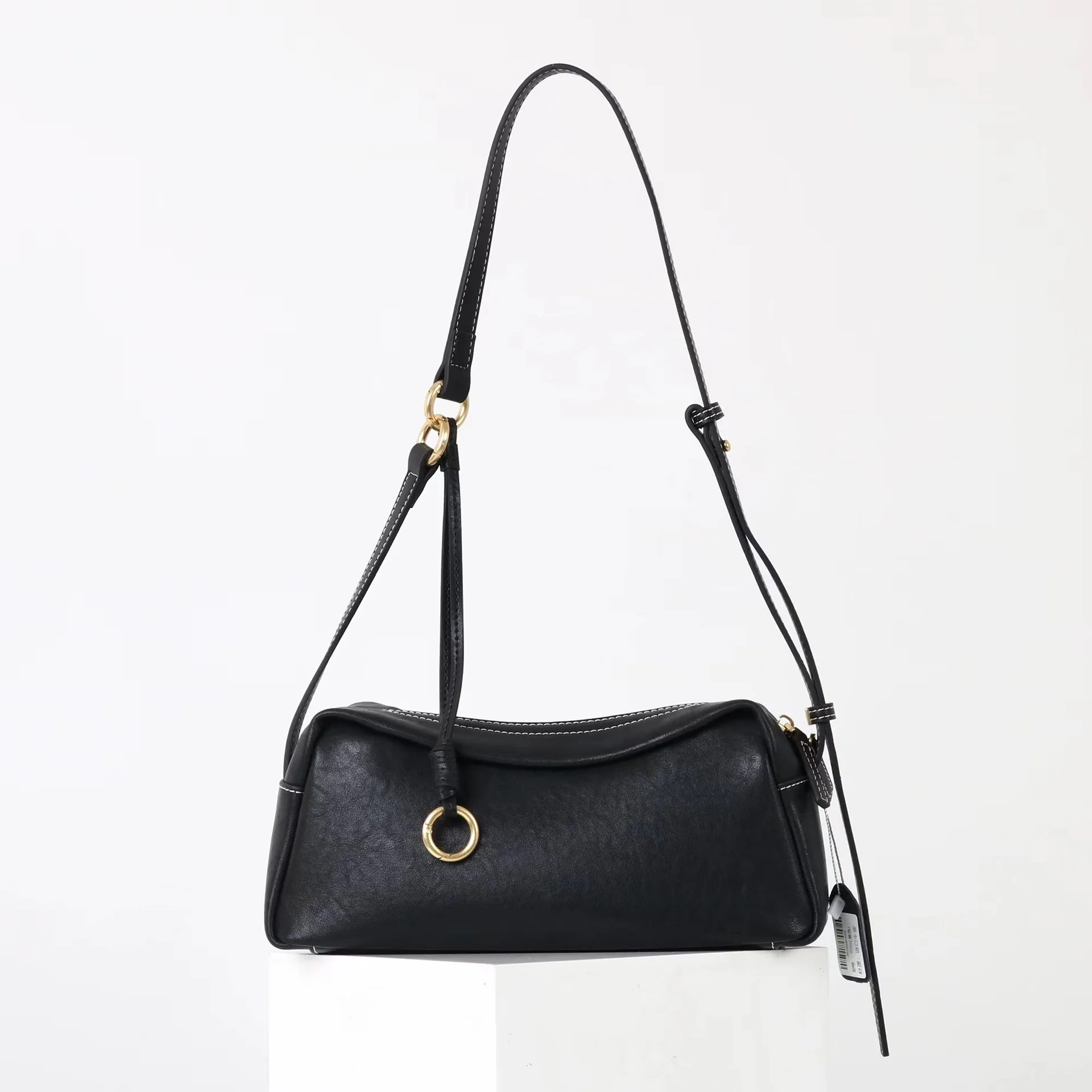 

Vintage Waxed Leather Shoulder Bag New Design Minimalist High Quality Fashion Crossbody Tote Purse Women kpop demon hunter