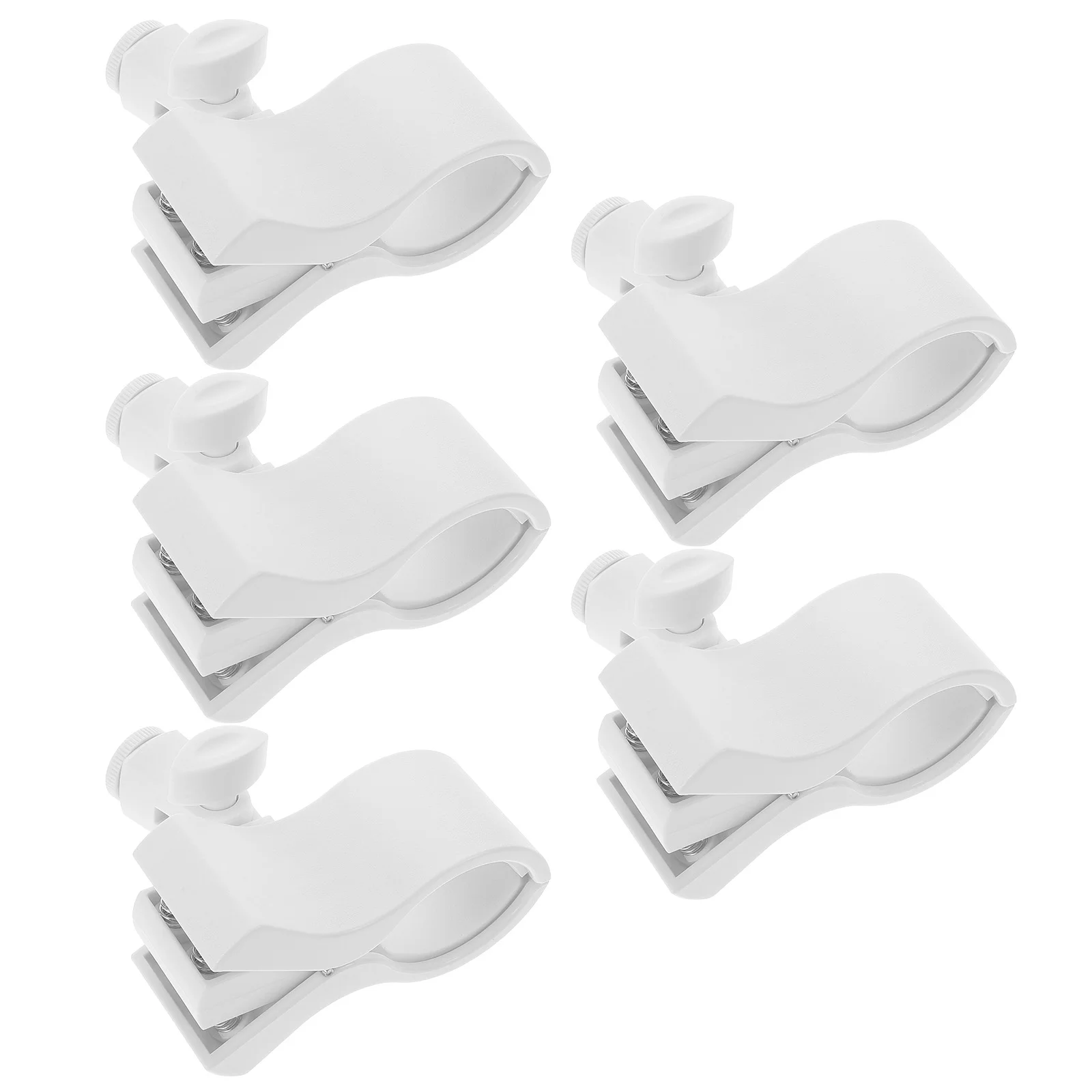 

5Pcs Large Microphone Clip Holder Universal Mic Stand Plastic Clip Accessories for Studio Broadcasting