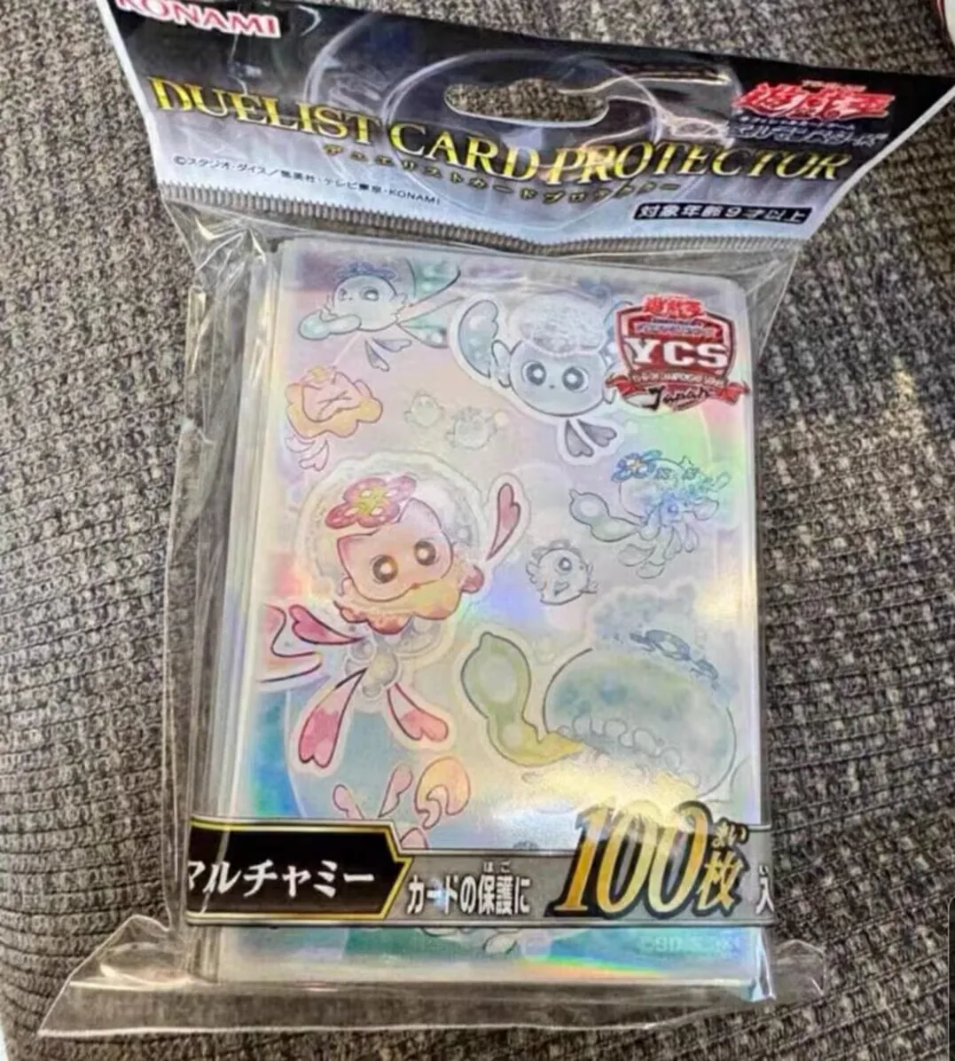 100 pezzi Yugioh KONAMI Duel Mulcharmy Purulia Fuwalos Meowls YCSJ Collezione ufficiale Custodia protettiva per carte sigillate