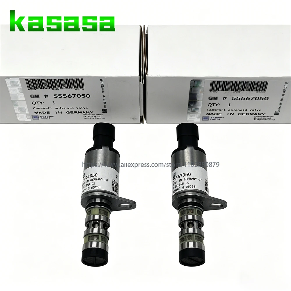 

2pcs 55567050 VVT Solenoid Valve For Chevrolet Cruze Aveo Sonic Trax Buick Encore Opel Astra Mokka 1.6L 1.8L 2.4L 12992408