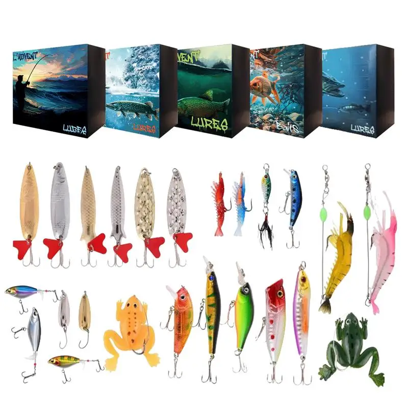 Fishing Advent 2024 24 Days Christmas Countdown Calendar For Fishing Lovers Fishing Tackles Advent For Husband Uncle Father