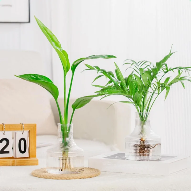 High quality mountain stream style plastic vase, transparent vase, suitable for table decoration, wedding, home, table decoratio
