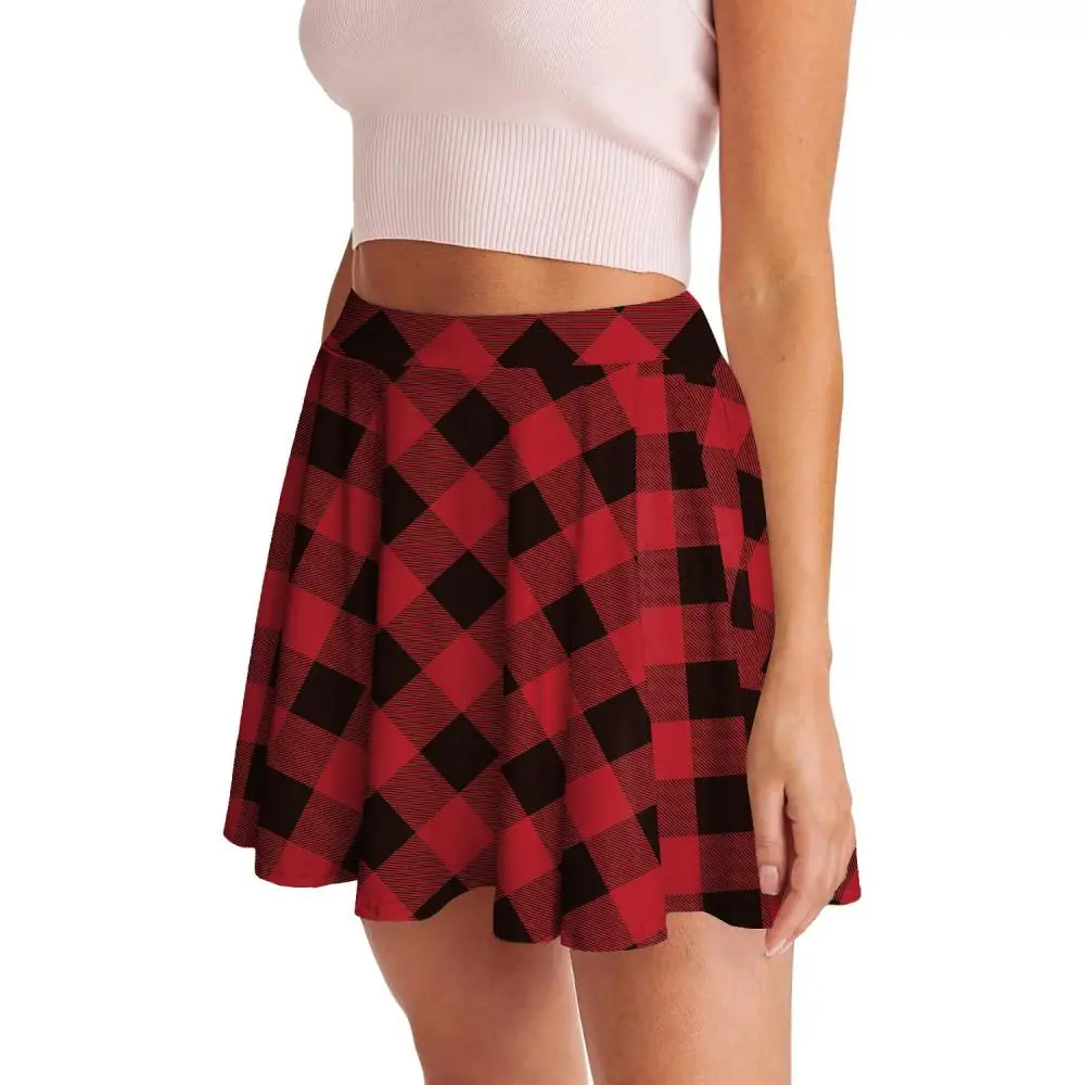 Nadanbao Sommer Frauen Hohe Taille Plaid Gefaltete Röcke Rock Y2K Streetwear Schuluniform A-Line Gym Student Kurzen Rock Mädchen – Detail 20