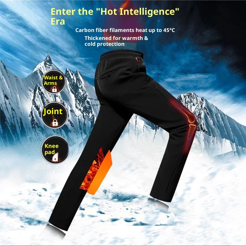 

Зимние утолщенные ветрозащитные теплые повседневные мужские брюки на флисовой подкладке, модные мотоциклетные уличные удобные байкерские брюки