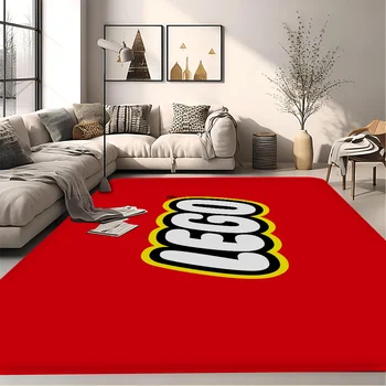 L-LEGOS Floor Mat Bathroom Mat Kids Room Bedroom Decoration Balcony Anti-Slip Doormat Living Room Bedside Area Rugs 