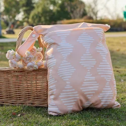 HappyFlute New INS Style 30*40CM High-Capacity Double Zipperd Design Waterproof&Washable Multi-scenario Use Diaper Wetbag