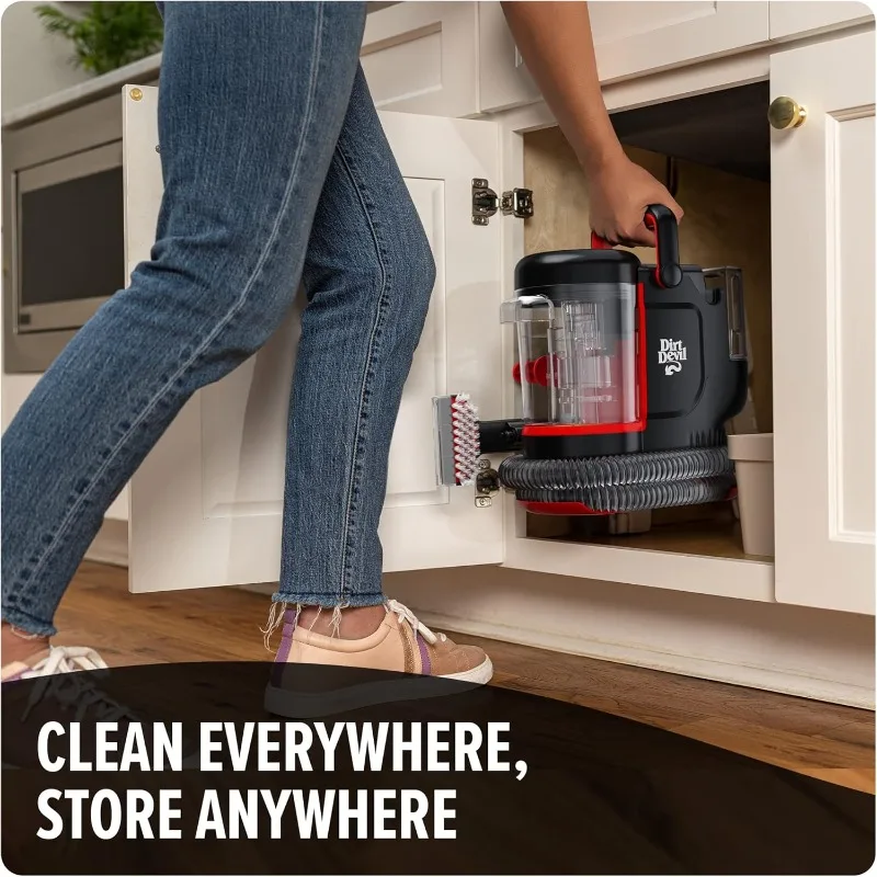Dirt Devil Portable Spot Cleaner Machine for Carpet and Upholstery, Powerful Suction Spot Cleaning Machine with Versatile Tools