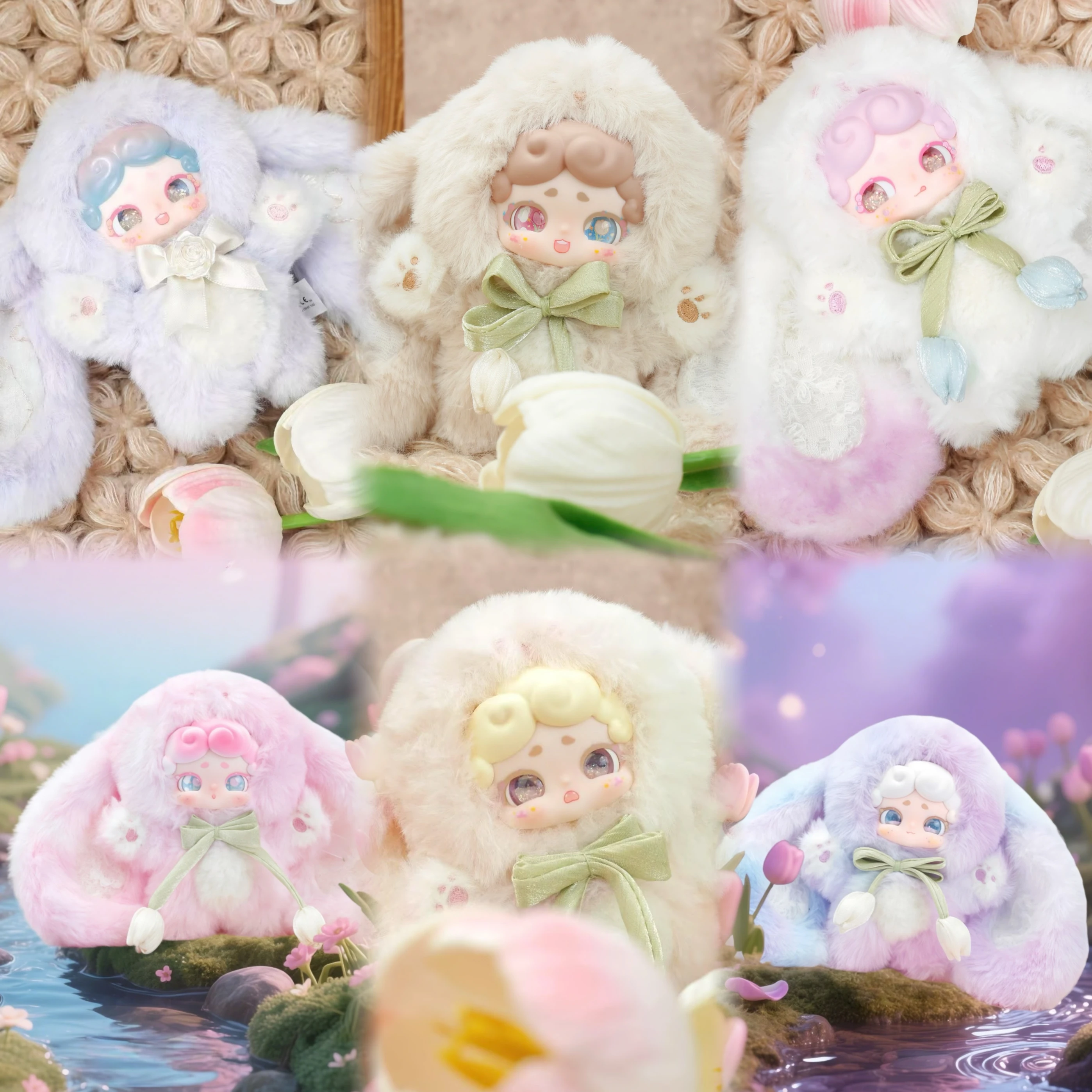 

New Lucky Deer Nai Good Night Bunny II Secret Garden Blind Box Plush Doll Figure Trendy Toy Ornaments Surprise Girl Gift